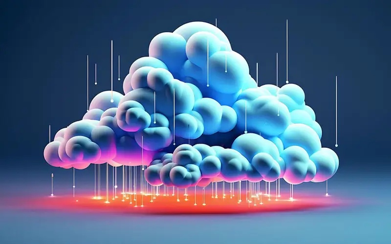 Depiction of public cloud infrastructure